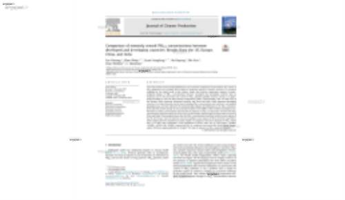 Comparison of remotely sensed PM2.5 concentrations between developed and developing countries: Results from the US, Europe, China, and India